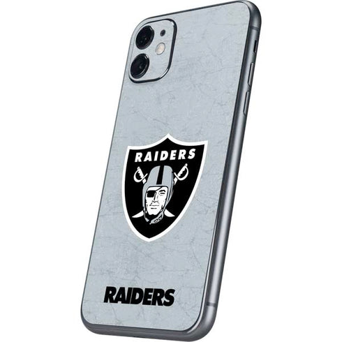 NFL Las Vegas Raiders - Alternate Distressed iPhone 11 Skin